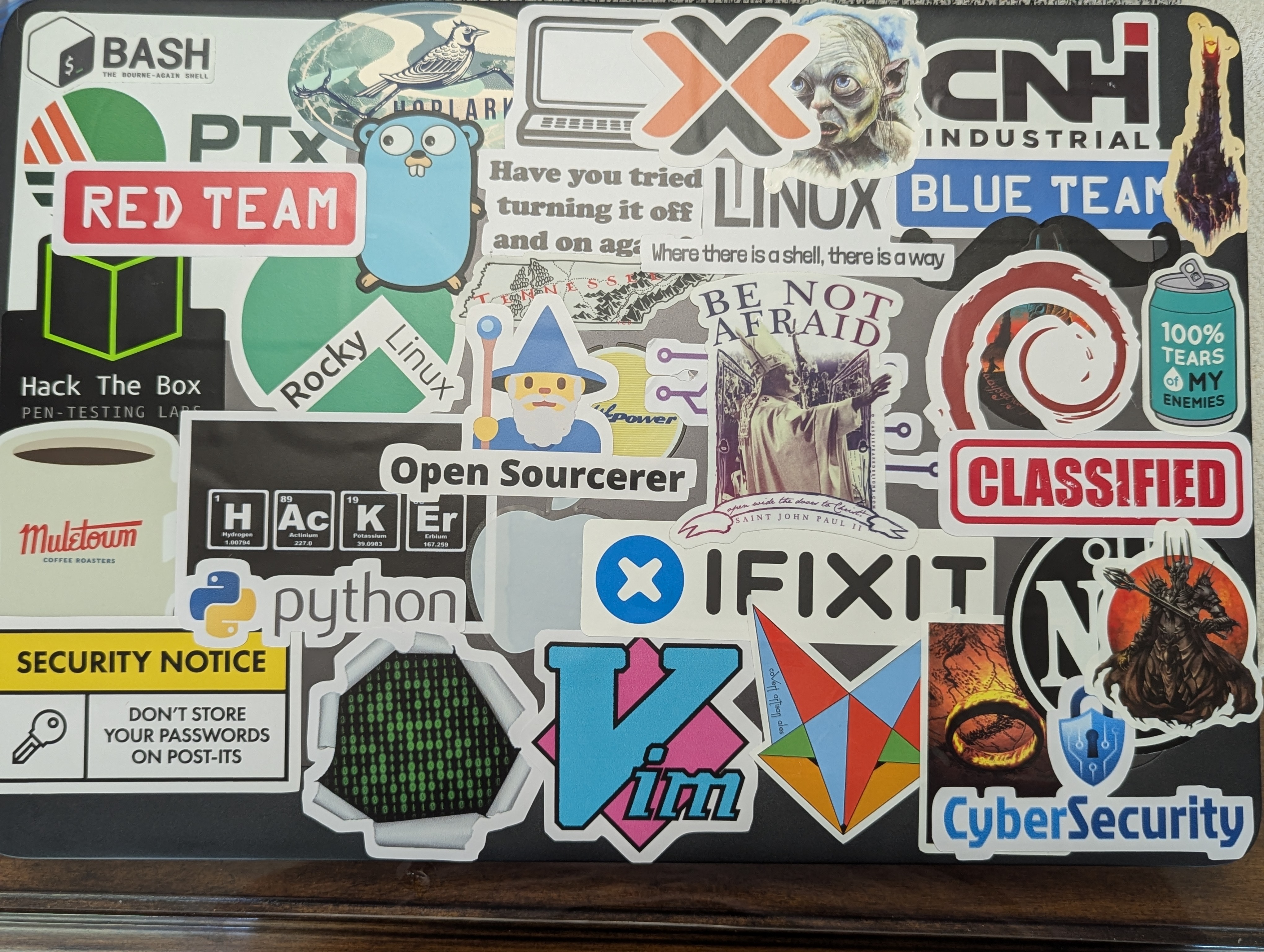 Sticker Bomb laptop