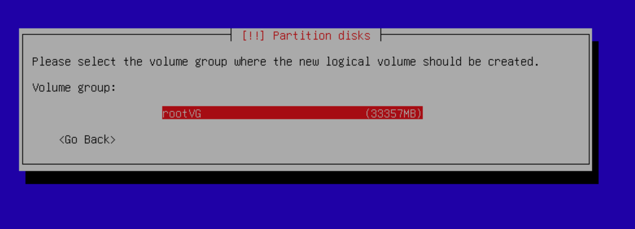 partition start screen